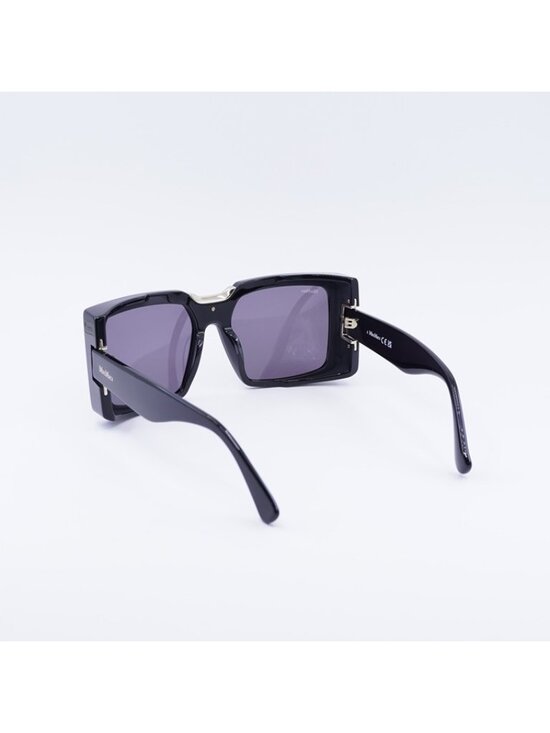 Max Mara SPARK6 MM0124 01A Sunglasses Black Butterfly Frame, Smoke Lenses main image 8